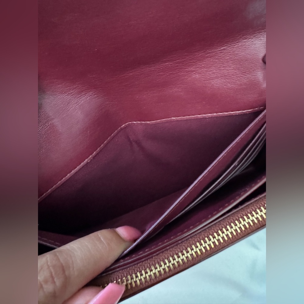 RareCoach Callie Foldover Chain Clutch In Signature Canvas With Rexy By Guang Yu - Picture 12 of 12
